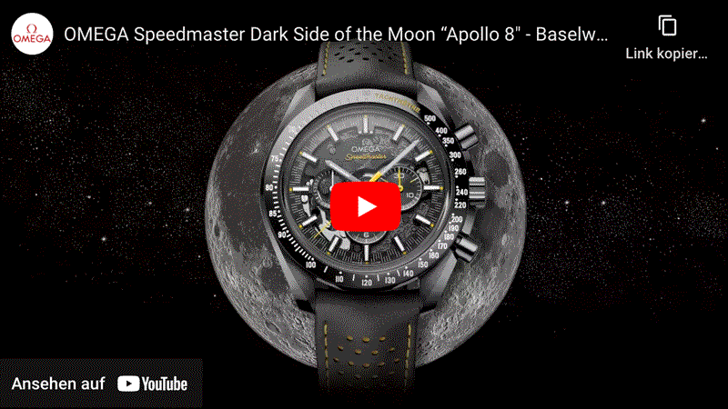 Video OMEGA Speedmaster Dark Side of-the-Moon “Apollo-8'