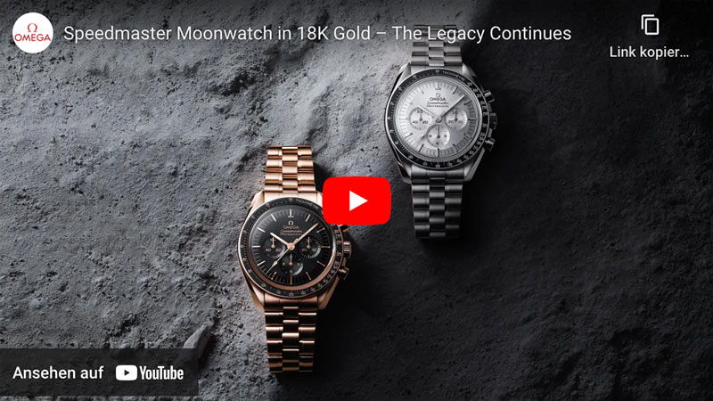 Video Speedmaster Moonwatch in 18K Gold The Legacy Continues